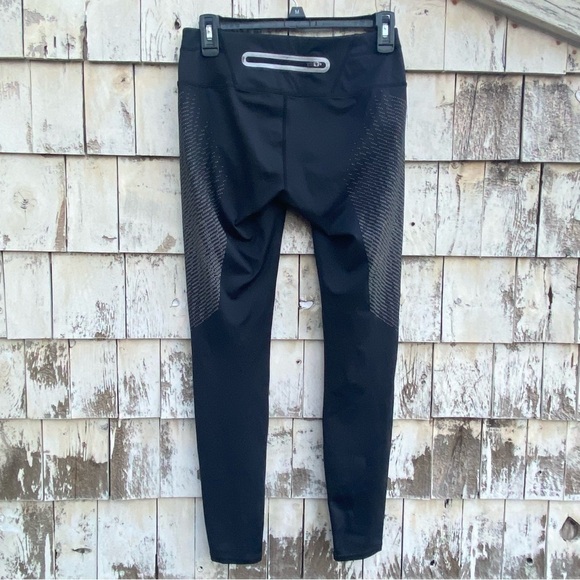 Athleta Black Reflective Leggings - Picture 4 of 6